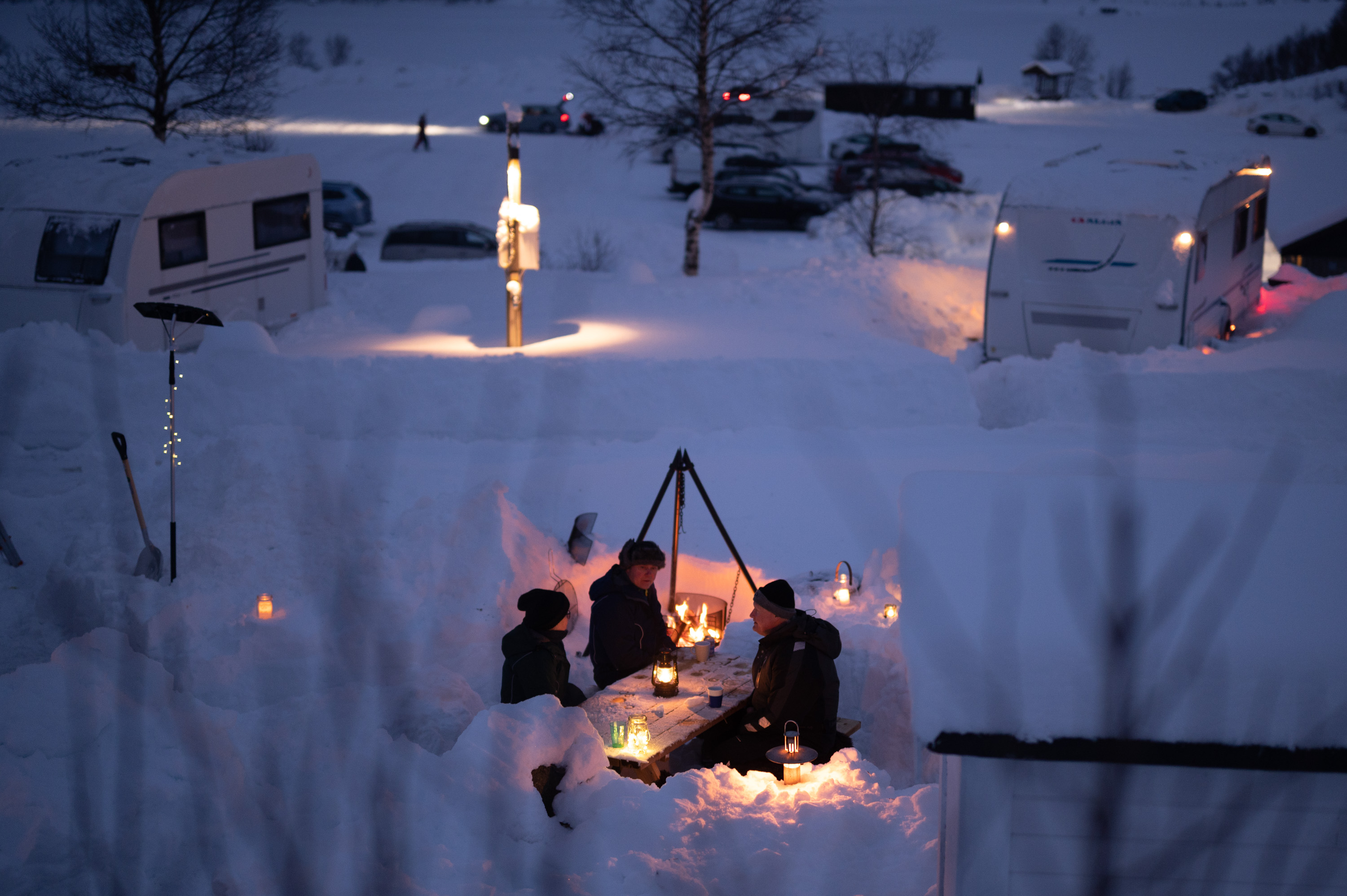 Stavtjørn vintercamping