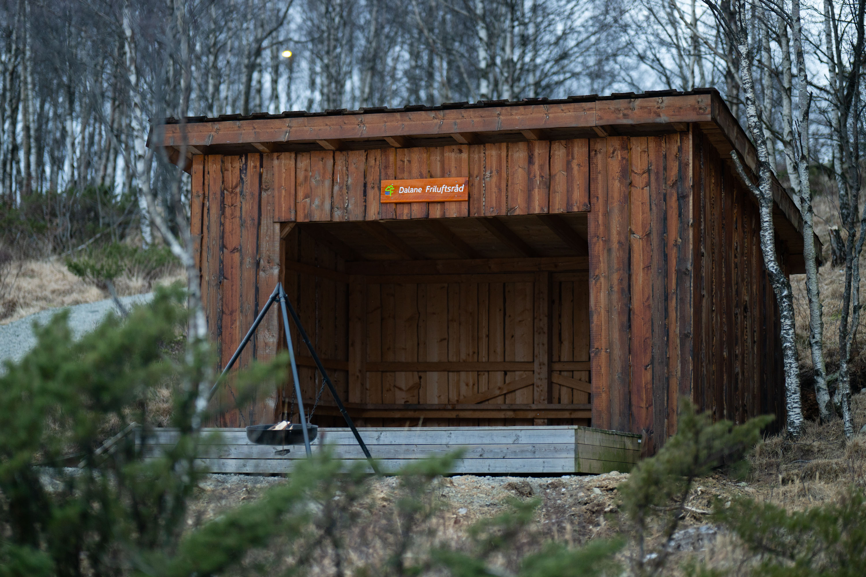 Gapahuken ved Lauvtjødna 
